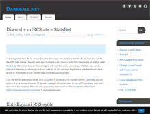 Tablet Screenshot of darkball.net